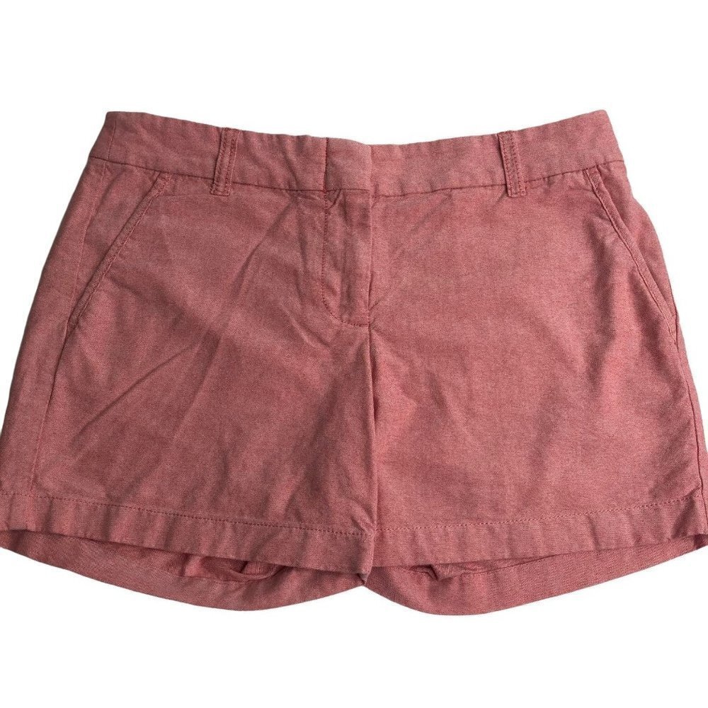 J.CREW WOMEN OXFORD SHORTS SZ 4